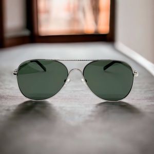 Matt & Nat Sunglasses Kai Silver Aviators Unisex